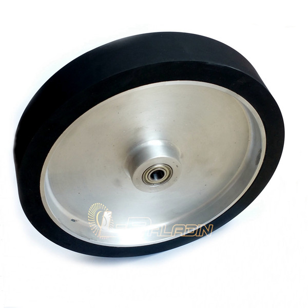 300*50*25mm Solid Rubber Polishing Wheel Belt Grinder Contact Wheel