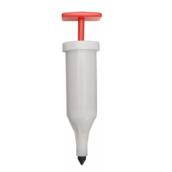 3/4oz White Electric Chainsaw Refillable Plunger Grease Tool for Extends Bar & Chain Life