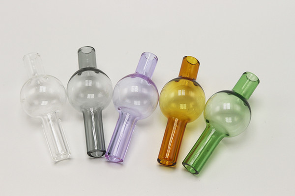 Factory Glass Carb Cap Dabber For XL Bubble Double Tube Thermal Quartz Bangers Nails For Water Pipes Glass Bongs Tips