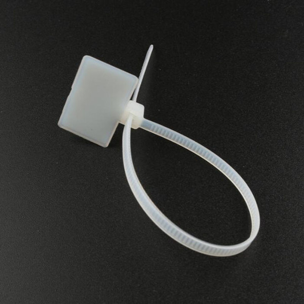 3*100mm Nylon Cable Tie With Label Tag Buckle Cable Sign Label Holder Free Shipping Wholesale ZA6309