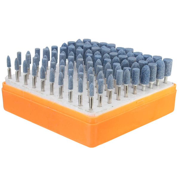 Universal Rotary Assorted Abrasive Stone Accessory Tool Kit 100pcs order<$18no track