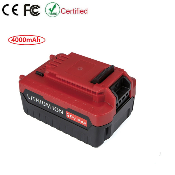 Replacement 20V Battery for Porter Cable Cordless Tools 20V 4.0Ah Lithium Ion Battery PCC685L PCC681L PCC680L PCC682L PCC600