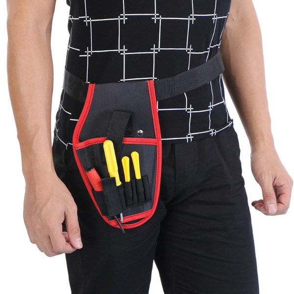 Portable Cordless Drill Holder Drill Cordless Screwdriver Waist Power Tool Bag Drill Waist Tool Belt Bag