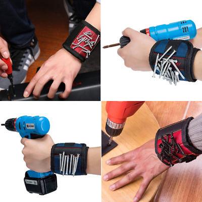 Magnetic Wristband Pocket Tool Belt Pouch Bag Screws Holder Holding Tools Magnetic bracelets Practical strong Chuck wrist Toolkit YYA784