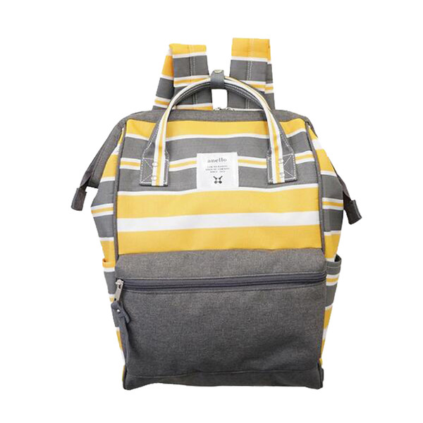 2017 Japan Stripe Handle Backpack Campus Rucksack Canvas School Bag Unisex Outdoor Travel Backpack 5 colors 50pcs