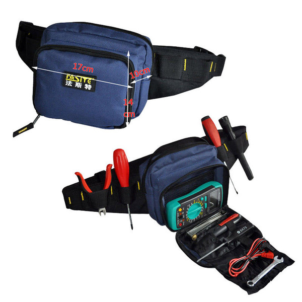 FASITE Tool KIT WAIST BELT Bag Organizer Professional Electricians Tool Pouch Good Quality Free Shipping