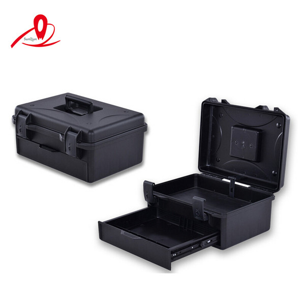 Wholesale- Draw-out type injection moulded suitcase for tools cover,with two layers