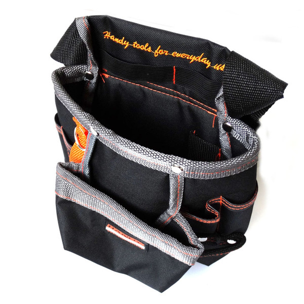 Wholesale-8 Pockets Oxford Tool Pouch Electrician Tools Bag Electricista Tool Belt Waist Pocket Tool Belt Pouch Bagbolsa Herramienta HW243