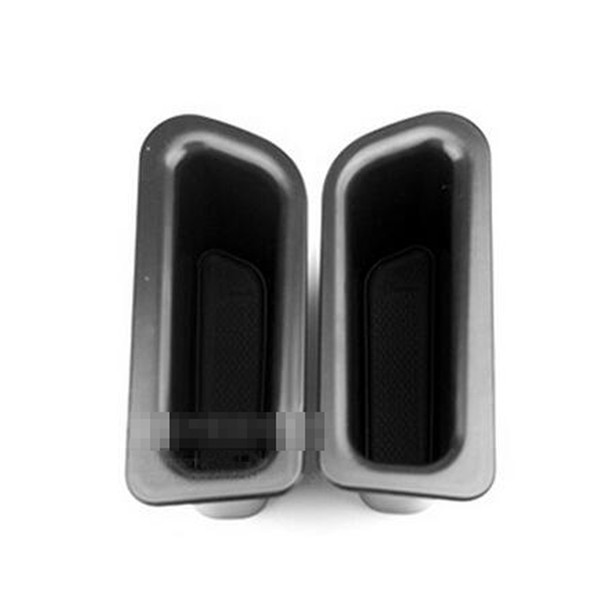 New For V/OLVO XC60 2008-2015 Black 2 pcs Front & 2pcs Rear Door Container Armrest Storage Box