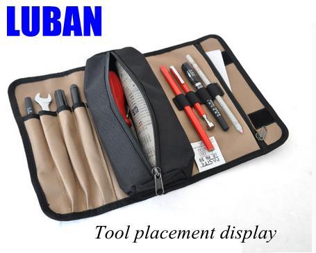 Small tool pouch wear thick waterproof canvas versatile tool bag electrician drum kit wholesale