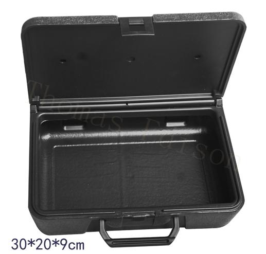 Wholesale-hardware tool packing suitcase instrument and meter equipment big black box Plastic box