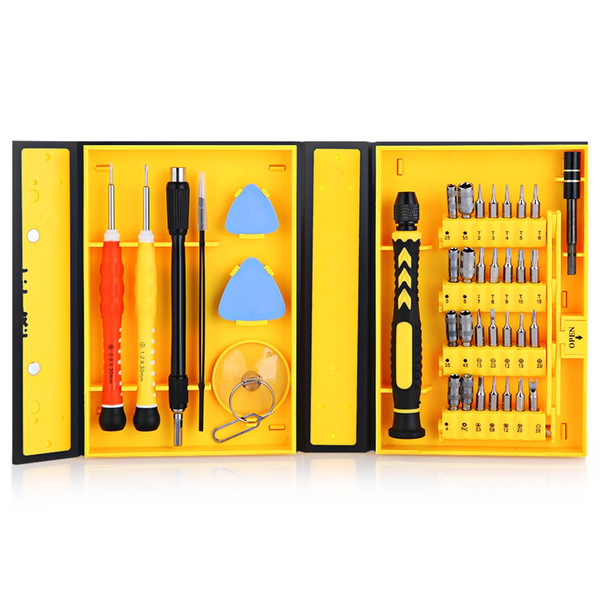 38 in 1 Screwdriver Set Precision Repair Tools Box Kit Opening Tool Tweezer Spudger Extension Bar for Mobile Phone Glasses Watch