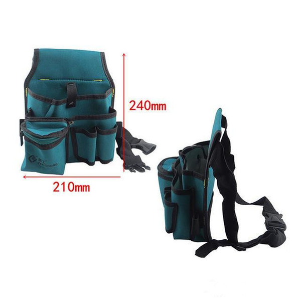 Wholesale-Multifunctional Tool Bag Waist Hanging Bag with Belt for Electrician Durable Waterproof Oxford Cloth F type