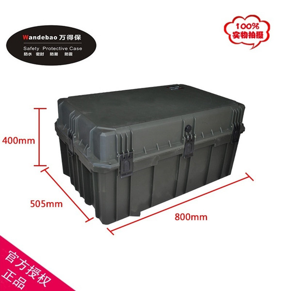 Wholesale-Tool case toolbox large suitcase Impact resistant sealed waterproof box case 700*450*380mm Spare parts kit camera case with foam