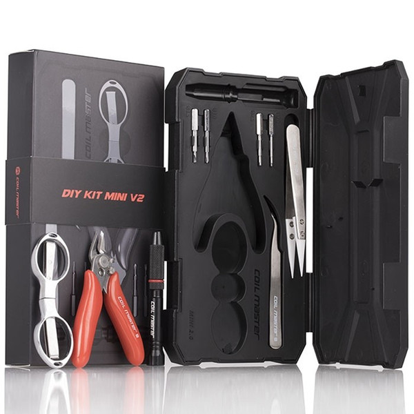 Original Coil Master DIY Kit Mini V2 Kit All-in-One Coil Master Kit Mini V2 RDA Atomizer coil tool bag Accessories