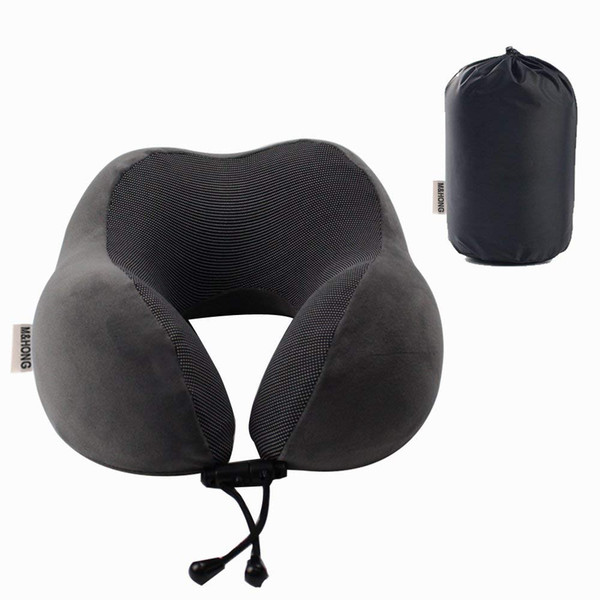 Memory Foam Neck Pillow Good Support For The Head and Neck Comfortable For Long Flight, Airplane, Train, Reading, Working, Travel