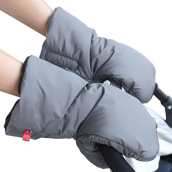 Waterproof Anti-freeze Pram Stroller Hand Muff Extra Thick Warm Pushchair Gloves Carriage Hand Cover