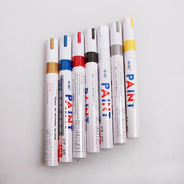 Brand New Universal Waterproof Permanent Paint Marker Pen Car Tyre Tire Tread Rubber Metal Art Plastic Comfortably To Use