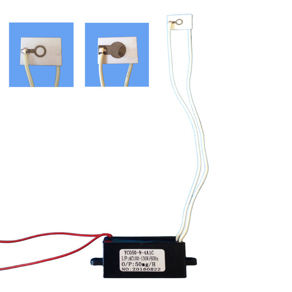 DC12V/24V AC110V/220V 50mg Long Life Ozone Generator with Ceramic Plate For Shoecase Deodorization 12pcs start +Free Shipping