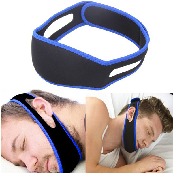 Men Women Anti Snoring Chin Strap Belt Adult Unisex Elastic Headband Stop Snoring Sleep Belt Sleeping Care Stop Snoring Belts DH1217 T03