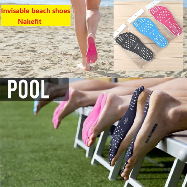 2017 Summer Nakefit soles Invisible Beach Shoes Nakefit foot pads nikefit prezzo nakefit shoes beach foot feet pads z013-2