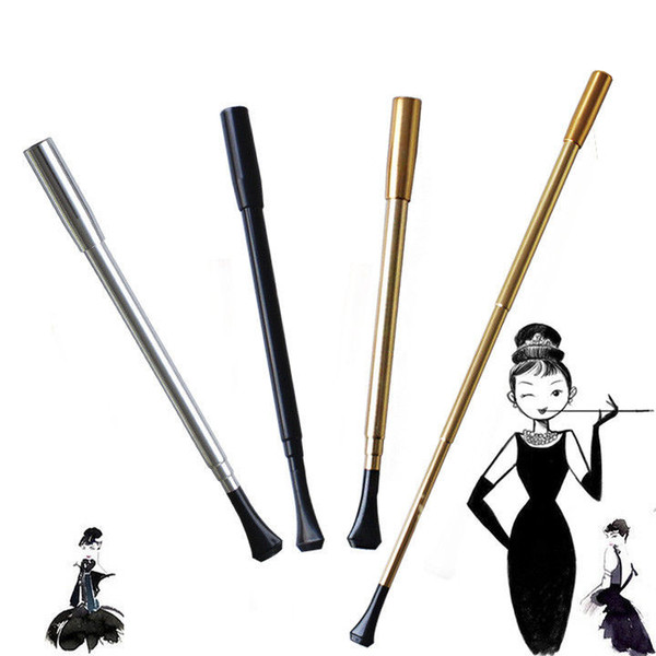 Vintage Aluminum Telescopic Lady Slim Cigarette Holder Filter Long Extended 256mm Gift Fashion Light Portable NNA221