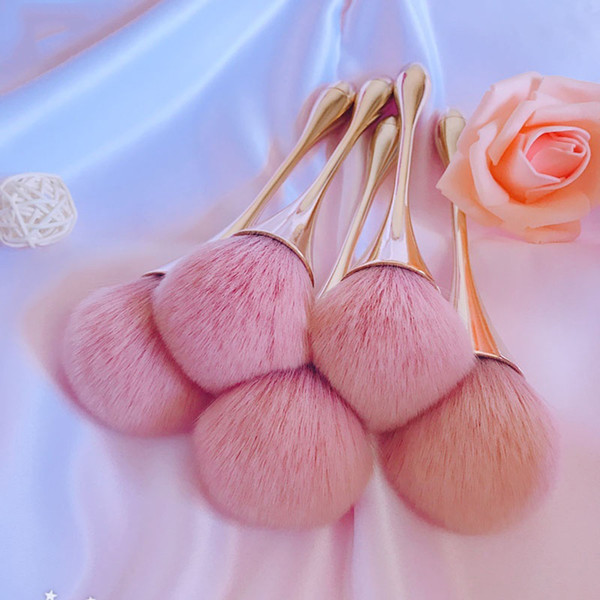 Rose Gold Powder Blush Makeup Brush For Shading Foundation Base Contour Make Up Brush Concealer Cosmetic High Quality #2