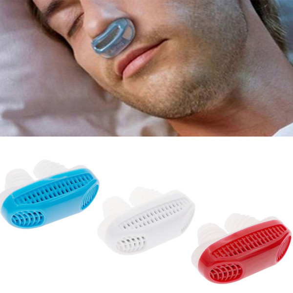 2 In 1 Anti Stop Snoring Snore Free Magnetic Silicone Snore Stopper Air Purifier Relieve Nasal Congestion Sleep Device 3 Colors DBC DH1204