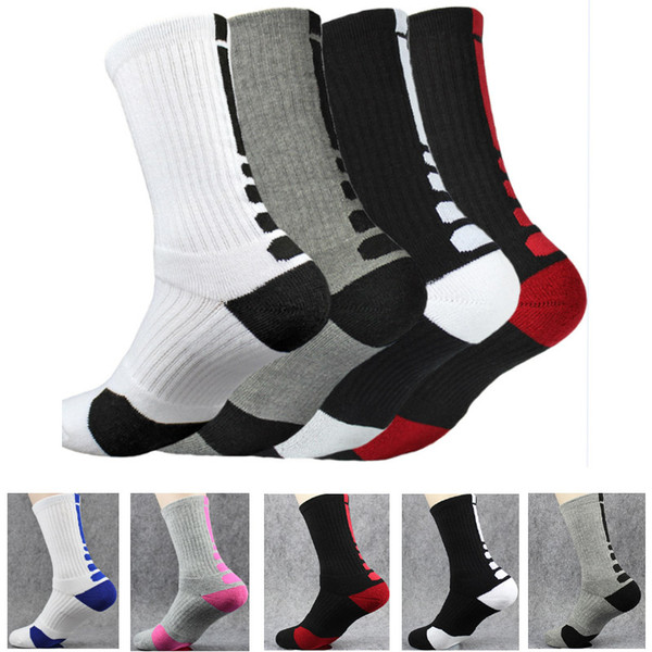 USA Professional Elite Basketball Socks Thick Long Knee Athletic Outdoor Sport Socks Men Compression Thermal Winter Warm Socks WX9-1223