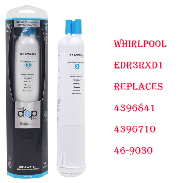 Whirlpool EveryDrop 3 EDR3RXD1 4396841 46-9030 Pur Push Button Refrigerator Water Filter 3