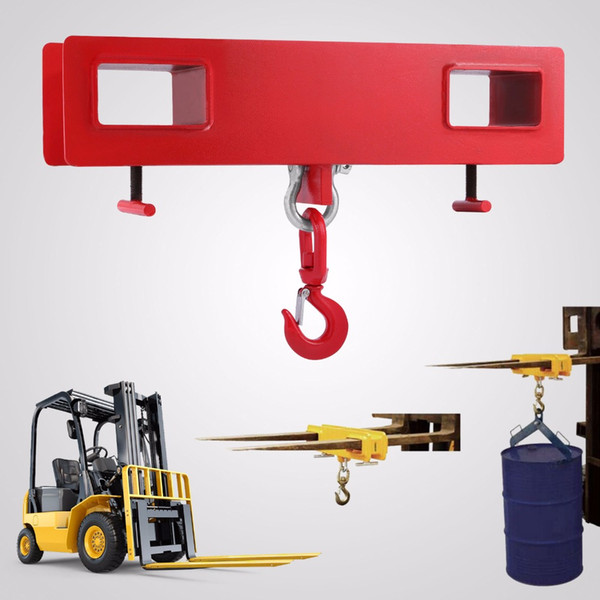 Good Forklift Lifting Hook 4000 LBS Capacity Forklift Lifting Hoist Swivel Hook Mobile Crane Fork Lifting Attachment 2000kg