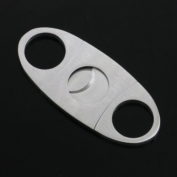 Stainless Steel Small Cigar Tobacco Cutter Knife Double Blades Cigar Cutter Scissors Cut Tobacco Cigar Devices LX5302