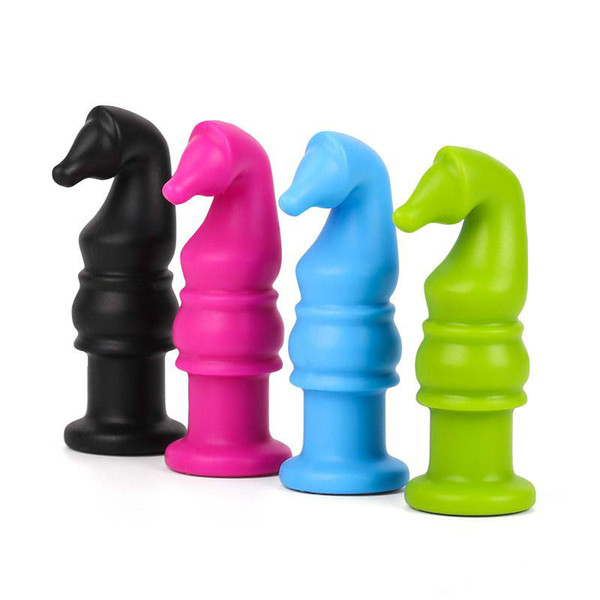 Silicone Chewable Pencil Toppers ,Chess Knight Horse Shape ,Chewy Teething Toy For Special Needs Kids ,Autism ,ADHD ,SPD and Teething Babies