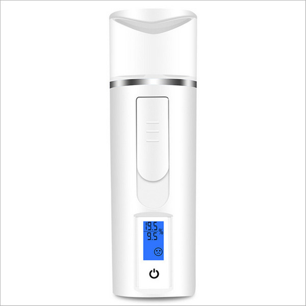 Nano Handy Mist Facial Steamer Cool Sprayer for Eyelash Extensions 30ML Skin Moisture Test Facial Steamer Power Bank USB Rechargeable