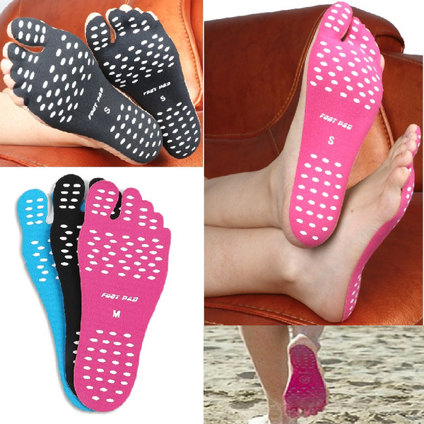 2017 Summer Nakefit soles Invisible Beach Shoes Nakefit foot pads nikefit prezzo nakefit shoes beach foot feet pads DHL