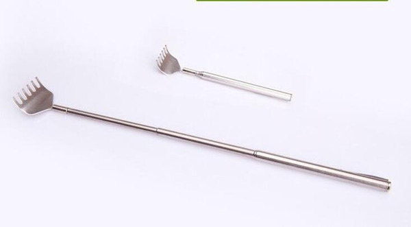 Stainless Steel Metal Telescopic Portable Extendable Adjustable Size Handy Pocket Pen Clip Back Scratcher Tool Health Care Items