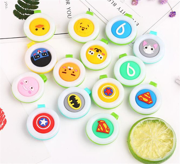 50pcs Mosquito Repellent Badge Button Buckle Colorful Baby Pregnant Woman Mosquito Repellent Clip Protection Stationery Set G051