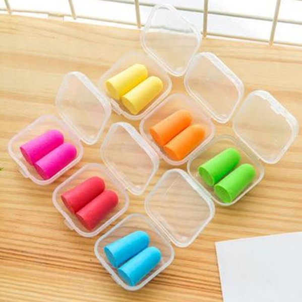 Noise reduction and sound insulation denoise Earplug Foam Sponge Earplug Keeper Protector Travel Sleep Reducer Ear plug LX5570