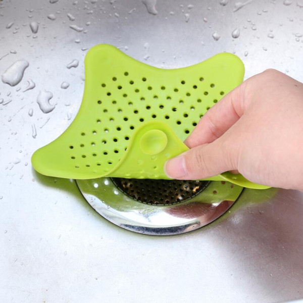 Star Sewer Outfall Strainer Bathroom Sink Filter Anti-blocking Floor Drain Hair Stopper Catcher Kitchen Bathroom Accessories DHL