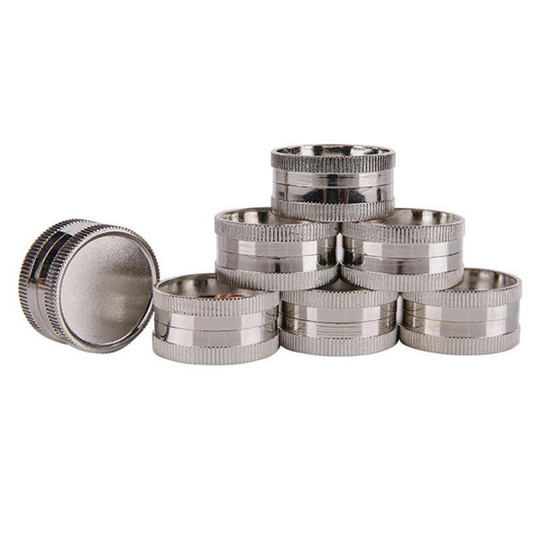 best Tobacco Grinder 2-layer Mini Metal Grinders for Smoking Diameter 30mm Hard Top Herbal Grinder Mix Designs and Colors 24 pcs lot