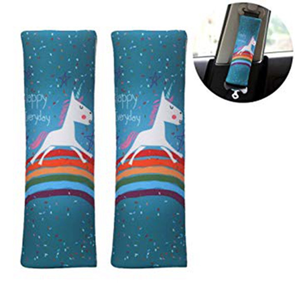 unicorn seat belt cover Car Seat Belt Covers cute Shoulder Pads seat belt cushion pillow for Home Handle Covers