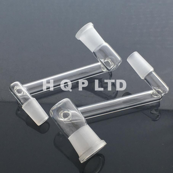 wholesale drop down glass downstem adapter for glass water pipe Dab nail quartz enails10mm 14mm 18mm male female