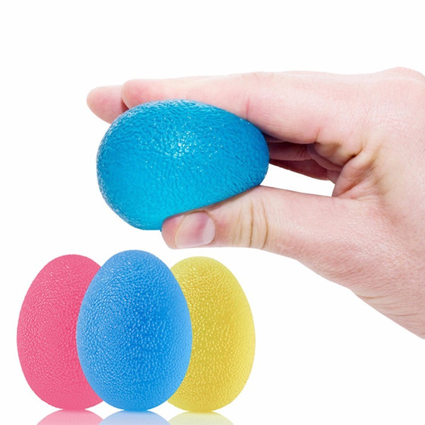 Silicone Egg Shape Fitness Hand Expander Gripper Strengthener Forearm Wrist Finger Exerciser Trainer Stress Relief Power Ball