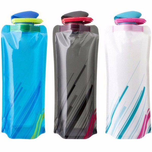 Portable Foldable Sports Water Bottle Water Bottle Outdoor Sport Portable Folding Water Bags