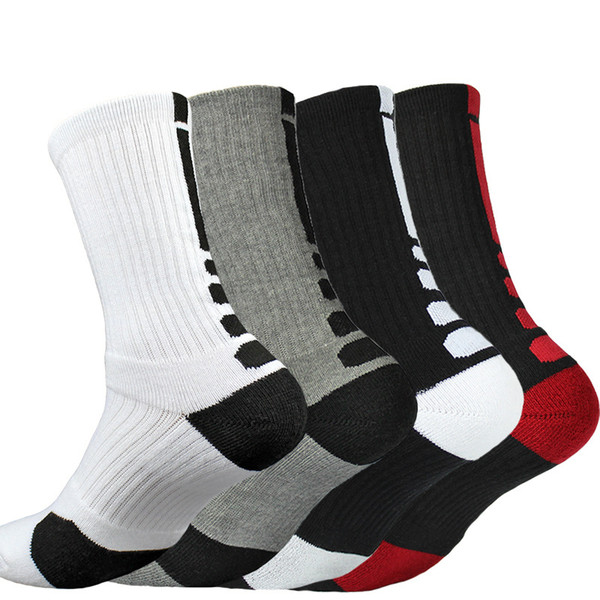 USA Professional Elite Basketball Socks Thick Long Knee Athletic Outdoor Sport Socks Men Compression Thermal Winter Warm Socks FHH7-1991