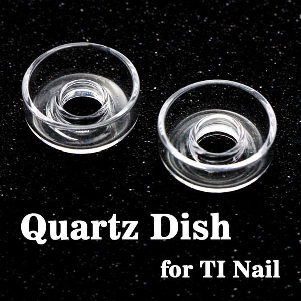 High Quality Pure Crystal Quartz Bowl Dish Carb Cap Fitting Colored Titanium Domeless Nails for glass bongs, dab oil rigs free shipping