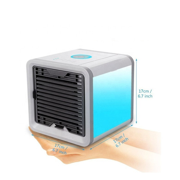 LOSKY practical mini usb air conditioner 3 adjust speed led light easy to carry in outdoors suitable for summer