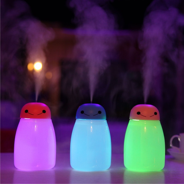 NEW Mini Air Aroma diffuser Essential Oil Diffusers Aromatherapy USB Ultrasonic Humidifier Mist Maker Desktop With LED light