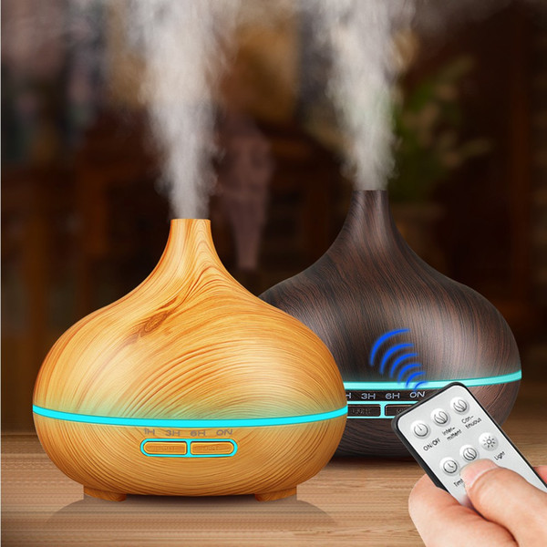 300ml Aroma Air Humidifier Essential Oil Diffuser Aromatherapy Electric Ultrasonic cool Mist Maker for Home Remote Control