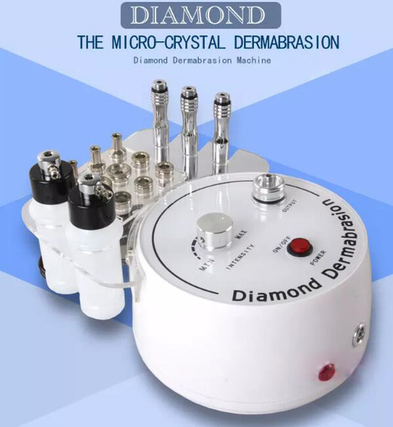 3 in 1 Portable multifunction microdermabrasion skin tender machine the Diamond micro-crystal dermabrasion unit blackhead remover equipment